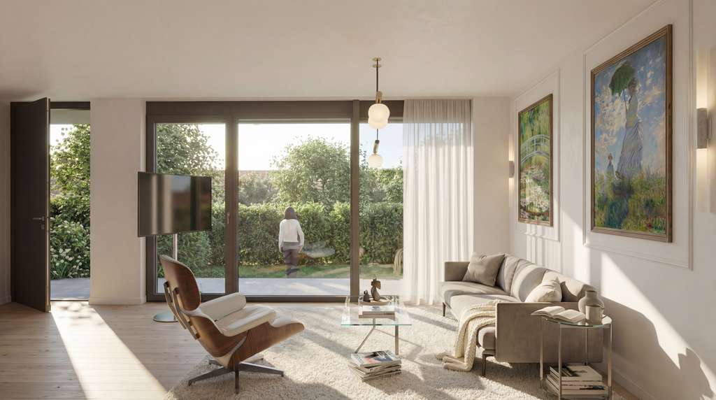 Immobilie in Bad Kötzting - Gartenwohnung am Kurpark – 2 Zimmer | Südterrasse & Garten | Neubau KfW-40 - Bild 0