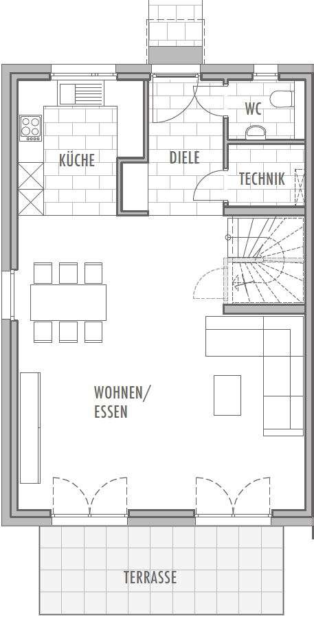 Grundriss Erdgeschoss