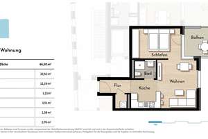 MIT BALKON ZUR RUHIGEN SÜDSEITE – Die vollständige Adresse der Immobilie erhältst du vom Anbieter., 1159 Löbtau-Süd, Dresden – Vorschaubild 2