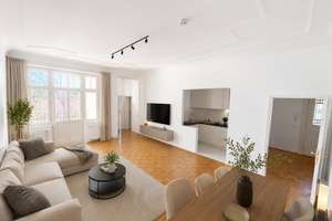Schöne 2-Raum-Wohnung in ruhiger Lage | sofort verfügbar | Loggia | Parkett | Stuck – Die vollständige Adresse der Immobilie erhältst du vom Anbieter., 4179 Leutzsch, Leipzig – Vorschaubild 3