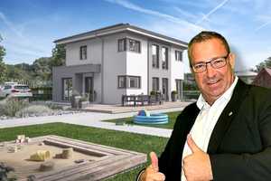 Stadtvilla als Effizienzhaus, 2 Kinderzimmer, Home-Office und Grundstück – Uecker-Randow (Kreis) – Vorschaubild 1