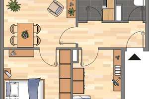 3-Zimmer-Wohnung im EG in Hamm Herringen – Im Flureck 6, 59077 Herringen, Hamm – Vorschaubild 2