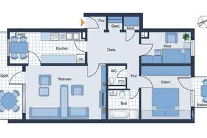 Kapitalanlage: vermietete großzügige 3-Zimmer-Wohnung mit Stellplatz in Mülheim/Ruhr - Speldorf – 45478 Speldorf, Mülheim an der Ruhr – Vorschaubild 21