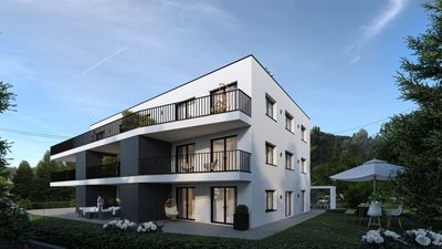 Hochmoderne 4 Zimmerwohnung mit Terrasse & Garten