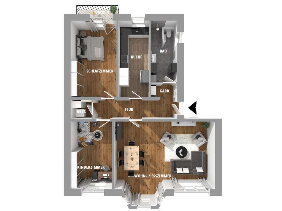 Grundriss 3D