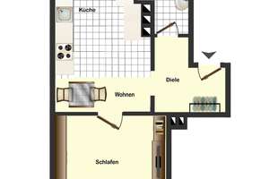 Klein aber fein - Appartement in zentraler Lage – 40227 Oberbilk, Düsseldorf – Vorschaubild 5