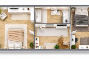 Exklusiver Erstbezug einer hochwertig kernsanierten Maisonettewohnung mit Privatteich & Terrasse – Die vollständige Adresse der Immobilie erhältst du vom Anbieter., 48163 Albachten, Münster – Vorschaubild 23