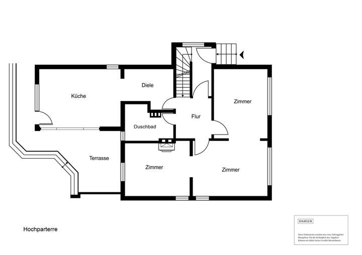 Grundriss Hochparterre