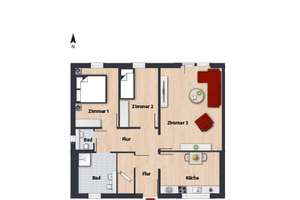 Großzügige Wohnung mit zentraler Anbindung // 1.OG Wohnung 1 -  Haus D – Hagebergstr. 2A, 38440 Hageberg, Wolfsburg – Vorschaubild 7