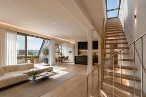 Penthouse mit 2 Terrasssen in Fertigstellung – außergewöhnliches Wohnen im Samariterkiez – Dolziger Straße 39, 10247 Friedrichshain, Berlin – Vorschaubild 3
