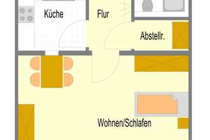 Ab 55 + mit WBS - Kleines Apartment im Herzen von Havixbeck – Dirkes Allee 5, 48329 Havixbeck – Vorschaubild 2