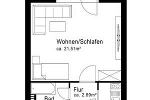 AIGNER - Vermietetes 1-Zimmer-Apartment in zentraler Schwabinger Wohnlage – Die vollständige Adresse der Immobilie erhältst du vom Anbieter., 80796 Neuschwabing, München – Vorschaubild 6