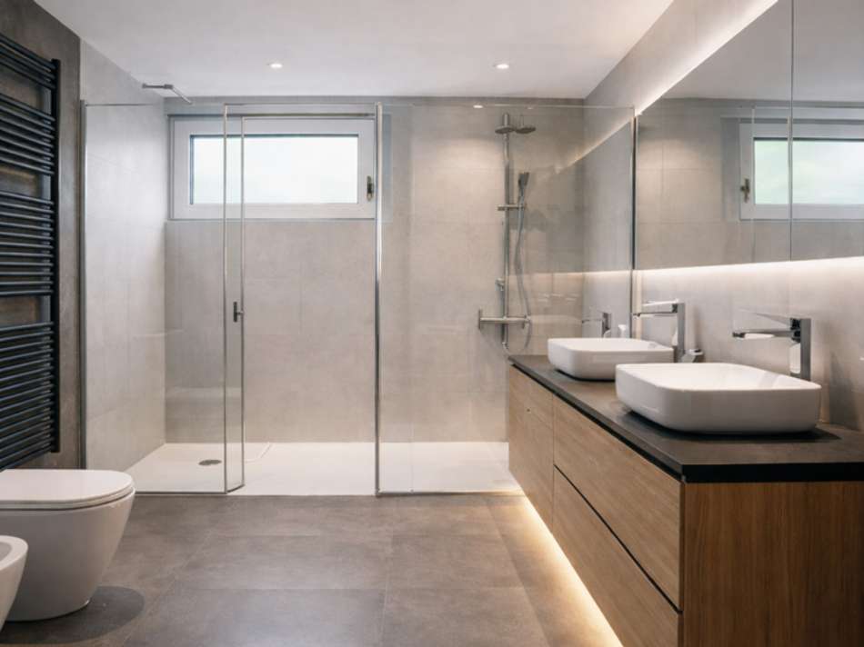 Beispielbild: modernes Badezim