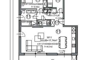 Exklusive Penthouse Wohnung mit großer Dachterrasse - provisionsfrei – Im Seerich 13, 64839 Münster – Vorschaubild 15