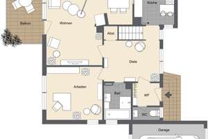 Viel Platz zum Leben: Einfamilienhaus mit Garten, Kamin und Rückzugsorten – Die vollständige Adresse der Immobilie erhältst du vom Anbieter., 89155 Erbach – Vorschaubild 17