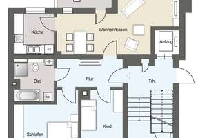 Vermietete 3-Raum-Wohnung mit Balkon in Leipzig-Nord – Die vollständige Adresse der Immobilie erhältst du vom Anbieter., 4159 Wahren, Leipzig – Vorschaubild 8