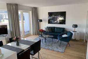 Exklusives, möbliertes neuwertiges Apartment mit Balkon (Skylineblick) im Westend am Palmengarten