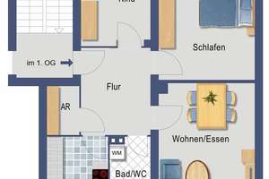 Nibelungenviertel, grün + stadtnah! Freie 3-Zi.-ETW mit Balkon und EBK! – Die vollständige Adresse der Immobilie erhältst du vom Anbieter., 90461 Guntherstraße, Nürnberg – Vorschaubild 21