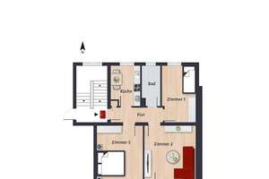 Attraktive Citywohnung // 2.OG links – Berliner Ring 17, 38446 Hellwinkel, Wolfsburg – Vorschaubild 5
