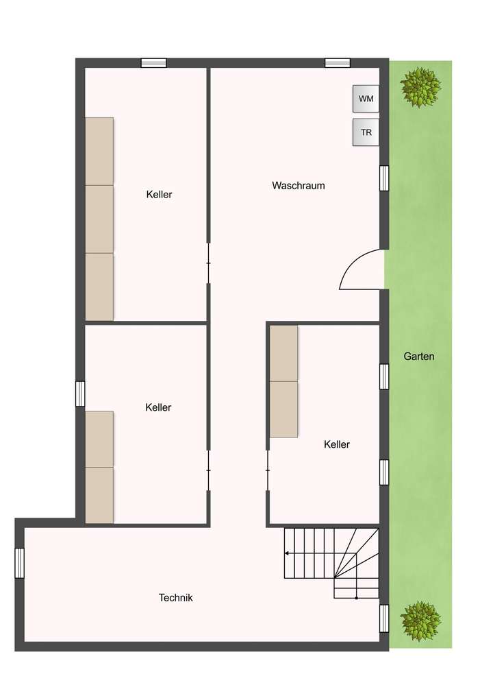 Grundriss Keller