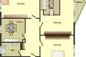 3-Zimmer-Wohnung in Hamm Süden – Tulpenstraße 15, 59063 Mitte, Hamm – Vorschaubild 2