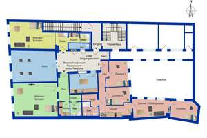 Vermietete 8-Zimmer-Wohnung  in Bestlage - Augsburg Maximilianstraße – Die vollständige Adresse der Immobilie erhältst du vom Anbieter., 86150 Lechviertel, östl. Ulrichsviertel, Augsburg – Vorschaubild 17