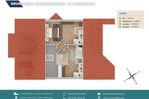 Heidesheim - Maisonette mit Südloggia in Feldrandlage und Weitblick ins Grüne – 55262 Heidesheim am Rhein – Vorschaubild 19
