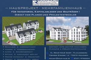 + EXKLUSIVES MEHRFAMILIENHAUS-PROJEKT MIT BAUGENEHMIGUNG! + – Die vollständige Adresse der Immobilie erhältst du vom Anbieter., 72505 Krauchenwies – Vorschaubild 1
