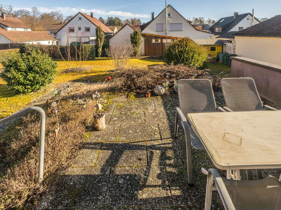 Terrasse und Garten