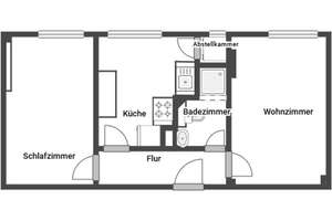 Zentral wohnen, ruhig leben - gepflegte 2-Zimmer-Wohnung in Hamburg-Dulsberg – Die vollständige Adresse der Immobilie erhältst du vom Anbieter., 22049 Dulsberg, Hamburg – Vorschaubild 6