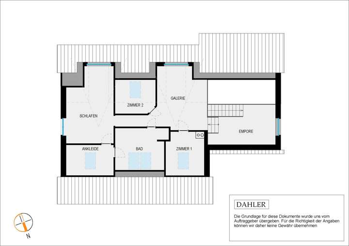 Grundriss Dachgeschoss