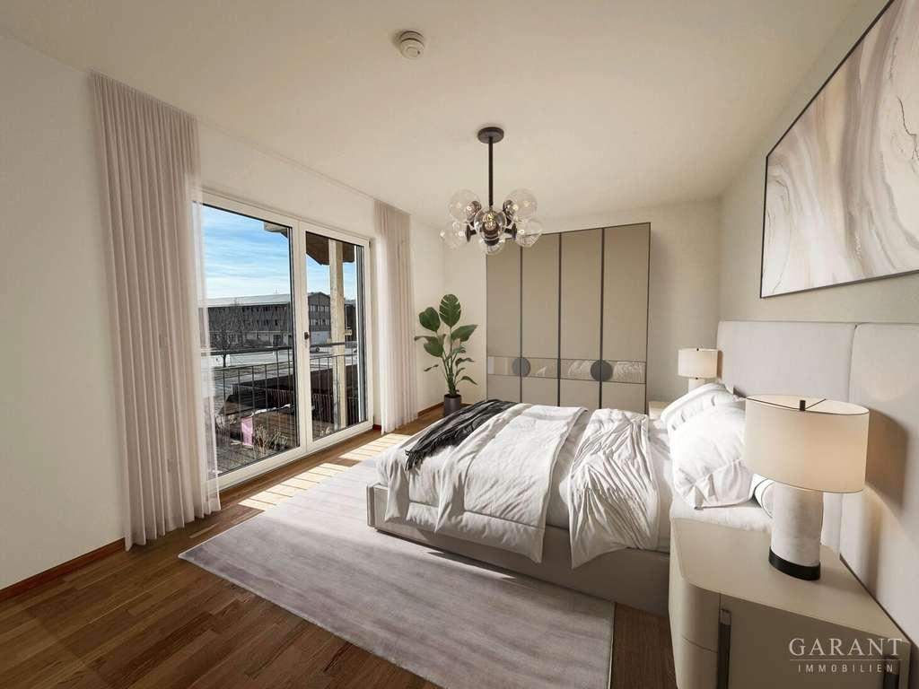 Immobilie in Prutting - Maisonette mit Galerie und Alpenblick - Wohnen auf zwei Ebenen wie im eigenen Haus - Bild 2