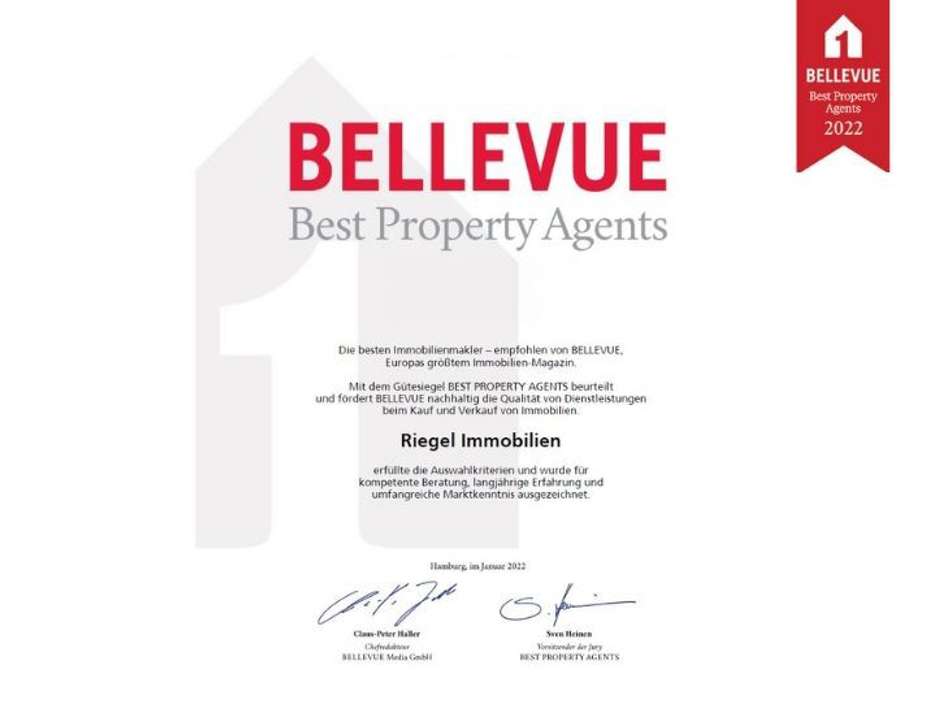 Auszeichnung BELLEVU