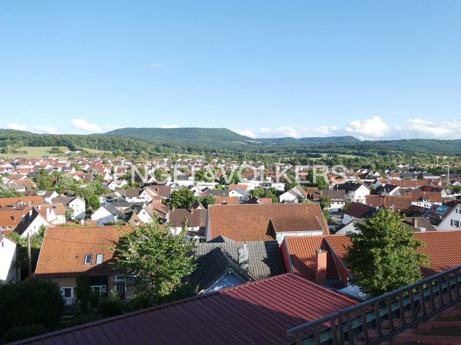 Ausblick aus dem Apartment ...