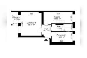Tauschwohnung: Landeseigene 2-Zimmer Wohnung - ruhig,hell und grün – Die vollständige Adresse der Immobilie erhältst du vom Anbieter., 12459 Oberschöneweide, Berlin – Vorschaubild 5