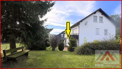 Erdgeschosswohnung mit Garage am Ortsrand – Natur direkt vor der Tür!
