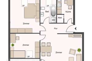 Helle 3-Zimmer-Wohnung mit Balkon und freiem Blick ins Grüne – Die vollständige Adresse der Immobilie erhältst du vom Anbieter., 38239 Thiede, Salzgitter – Vorschaubild 10