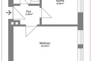 Charmantes möbliertes 1 Zimmer-Appartement in begehrter Lage in Maxvorstadt – Die vollständige Adresse der Immobilie erhältst du vom Anbieter., 80799 Am alten nördlichen Friedhof, München – Vorschaubild 6