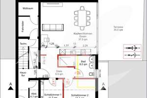 Wohntraum - 3Zi. Designer-Wohnung mit EBK & 35 m² Terrasse in Heidelberger Altstadtlage – Die vollständige Adresse der Immobilie erhältst du vom Anbieter., 69117 Altstadt, Heidelberg – Vorschaubild 16