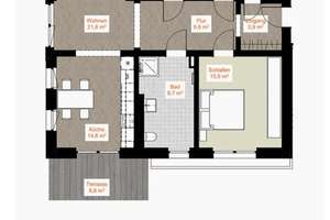 Großzügige 4-Zimmer-Wohnung mit Terasse und Garten  – Bahnhofstraße 7, 1259 Niedersedlitz, Dresden – Vorschaubild 2