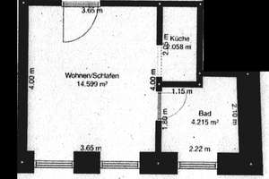Möblierte 1-Zimmer-Wohnung mit Küche im Zentrum – Heilig Kreuz Str. x, 86152 Georgs- und Kreuzviertel, Augsburg – Vorschaubild 6