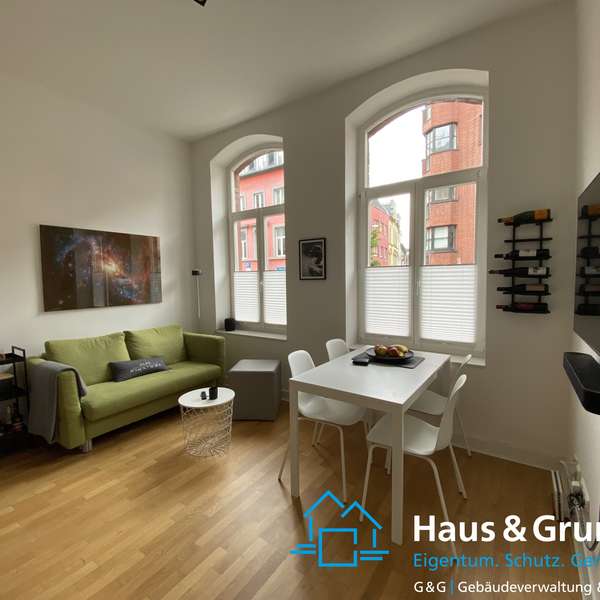 *** gehobene  1-Zimmer-Wohnung - kernsanierter denkmalgeschützter Altbau - Terrasse - nähe RWTH ***