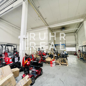 Hallen-/Ausstellungs-/Büroflächen | Rampe + ebenerdig | Flächen erweiterbar | RUHR REAL