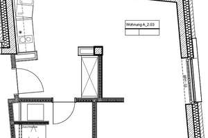 Direkter Wasserblick in der Hafencity - moderne 1 Zimmer Wohnung mit Einbauküche – Am Rundtörn 28, 26135 Osternburg, Oldenburg (Oldenburg) – Vorschaubild 7