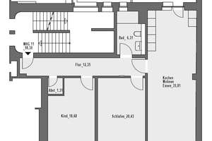 3 Zimmer in Hagen, Aufzug, Wärmepumpe, Fassadenvollwärmeschutz, – Lange Str. 85, 58089 Wehringhausen, Hagen – Vorschaubild 4