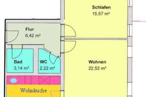 RICHTIG WOHLFÜHLEN IN RUHIGER LAGE! 2 ZIMMER IM 2.OG – Frankfurter Straße 10, 1159 Löbtau-Süd, Dresden – Vorschaubild 14