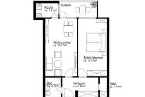 AIGNER - Ideal geschnittene 2-Zimmer-Wohnung in zentraler Wohnlage – Die vollständige Adresse der Immobilie erhältst du vom Anbieter., 80797 Neuschwabing, München – Vorschaubild 6