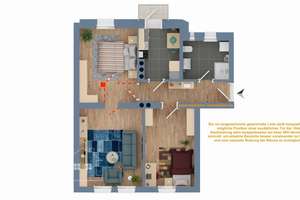 Stilvolle 3 Zimmer Altbauwohnung - urbanes Wohnen im Herzen von Haidhausen – Die vollständige Adresse der Immobilie erhältst du vom Anbieter., 81667 Haidhausen Süd, München – Vorschaubild 20