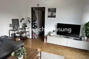 Tauschwohnung: Helle 2-Zimmer-Wohnung mit großem Balkon mitten in Münster