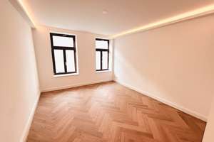 Viel Platz! + Erstbezug mit Lift + Balkon + Parkett + Fußbodenheizung + Wanne & Dusche + LED-Licht – Die vollständige Adresse der Immobilie erhältst du vom Anbieter., 4177 Lindenau, Leipzig – Vorschaubild 1